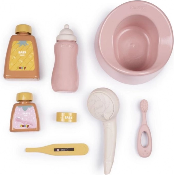 Badkuip voor poppen Baby Nurse met accessoires