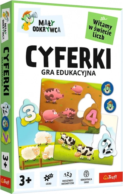 Spel Cijfertjes Kleine Ontdekkingsreiziger TREFL
