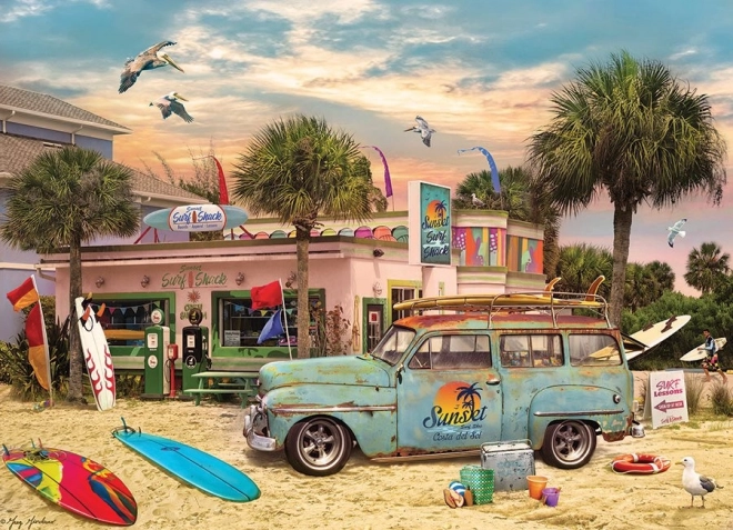 Puzzel Surfhut 1000 stukjes van Cobble Hill