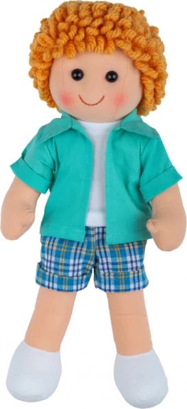 Stoffen pop Jacob 28 cm