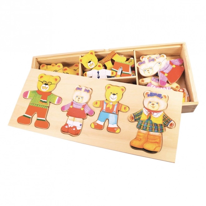 Bigjigs Toys Aankleedpuzzel Berenfamilie