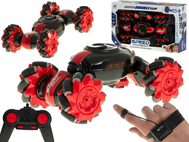 RC stuntauto Speed Pioneer 360 – Rood