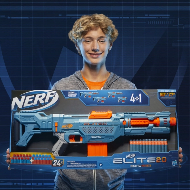 Nerf Pistool Echo CS-10 met accessoires