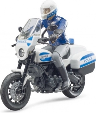Beweegbare politiefiguur met uitrusting