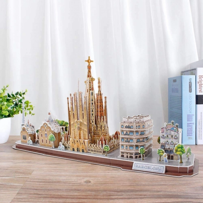 3D puzzel Lijn van de Stad Barcelona