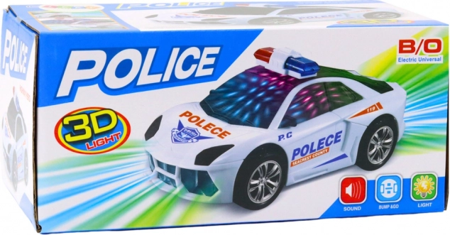 Interactieve politieauto met lichten en geluiden