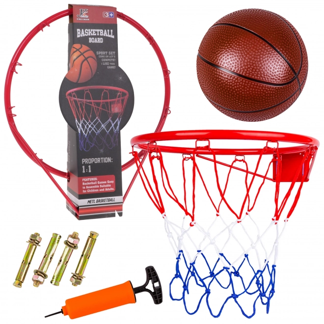 Metalen basketbalbal 1:1 + accessoires