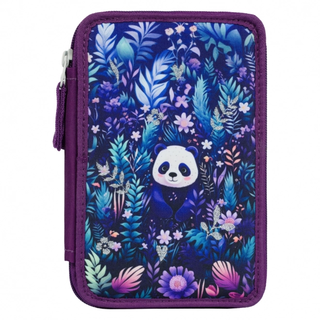 BAAGL School etui drie lagen Jungle Panda