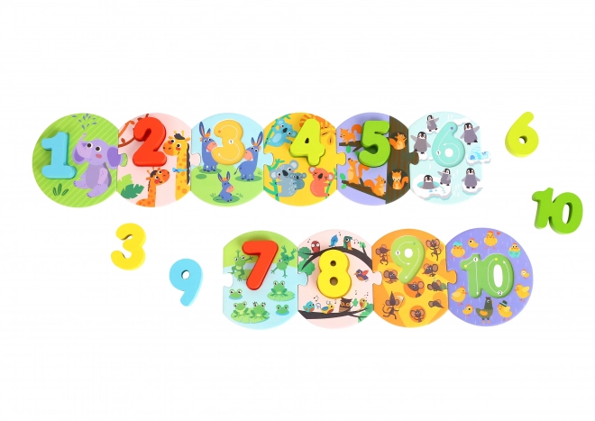 Educatieve puzzel Montessori Tooky Toy