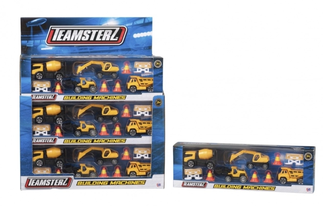 Teamsterz kleine bouwset met constructiemachines