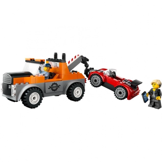 LEGO City 60435 Sleepwagen en reparatie van sportauto