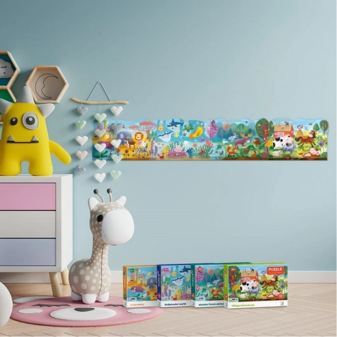DODO Puzzel Dieren: Wonderbaarlijke Bosdieren 60 Stukken