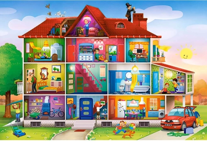 Puzzel Leven in huis MAXI van Castorland