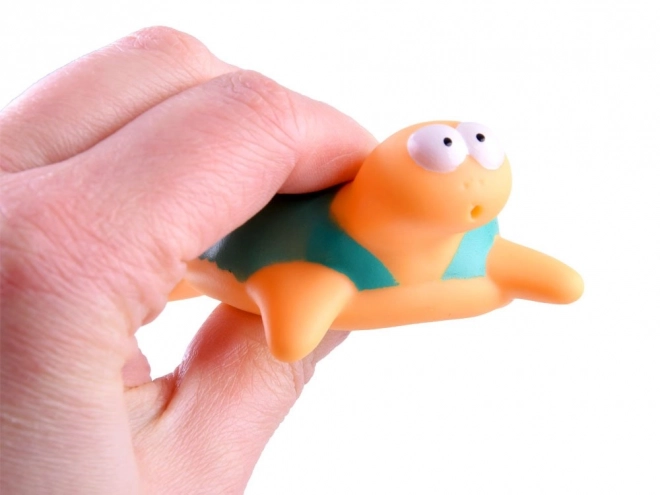 Badspeeltjes met organizer, boten en dieren