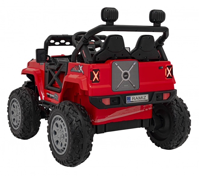 Elektrische kinderauto OFF ROAD Speed rood