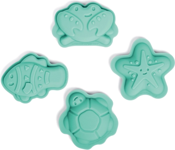 Silikonen zandvormpjes Bigjigs Toys in de vorm van dieren