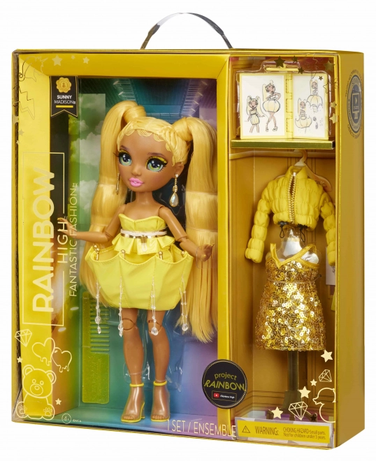Rainbow High Fantastische Modepop - GEEL - Sunny Madison