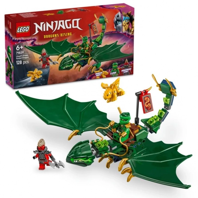 Lego Ninjago groene bosdraak van Lloyd