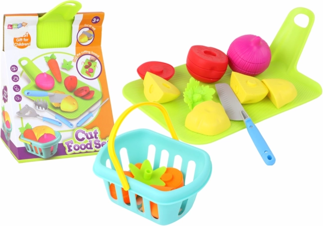 Kinder groenteset om te snijden met accessoires