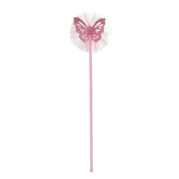 Roze carnaval kostuum fee met vleugels