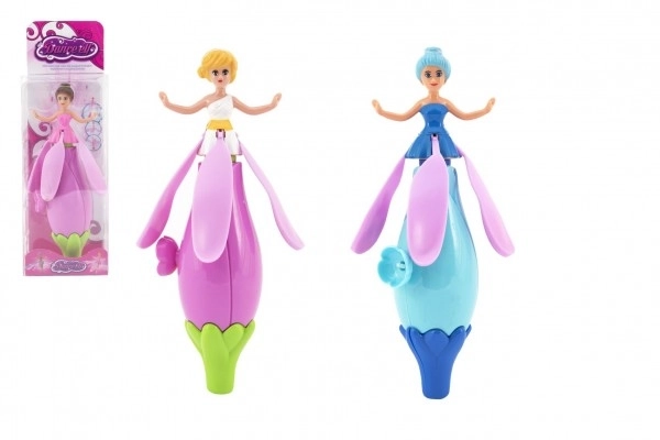 Schietende fee pop plastic 17 cm in doosje 8x24x6cm