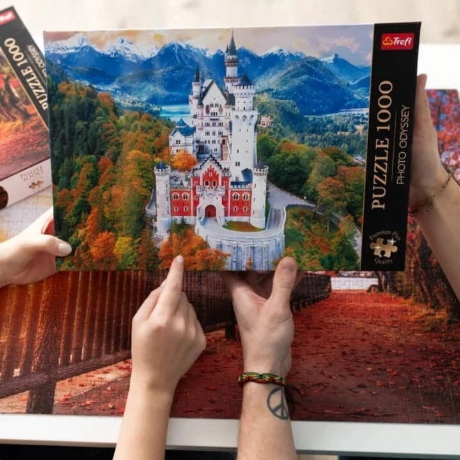 TREFL Puzzel Premium Plus Foto Odyssee: Kasteel Neuschwanstein 1000 stukjes