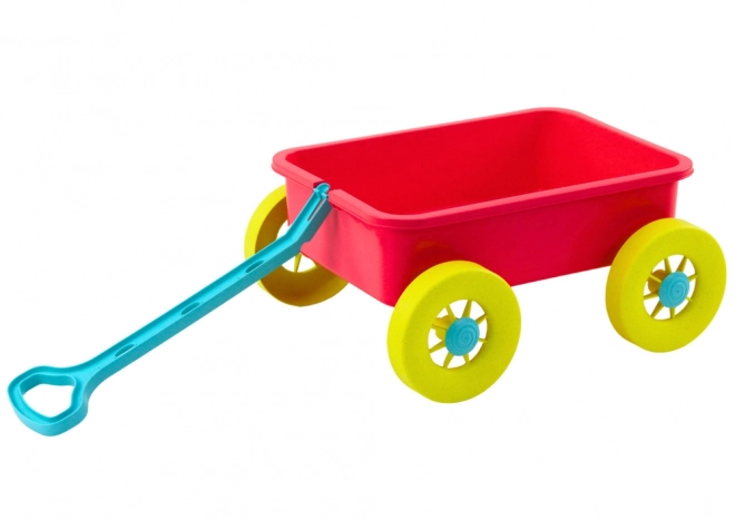 Wagentje voor zand speelgoed Pastelroze