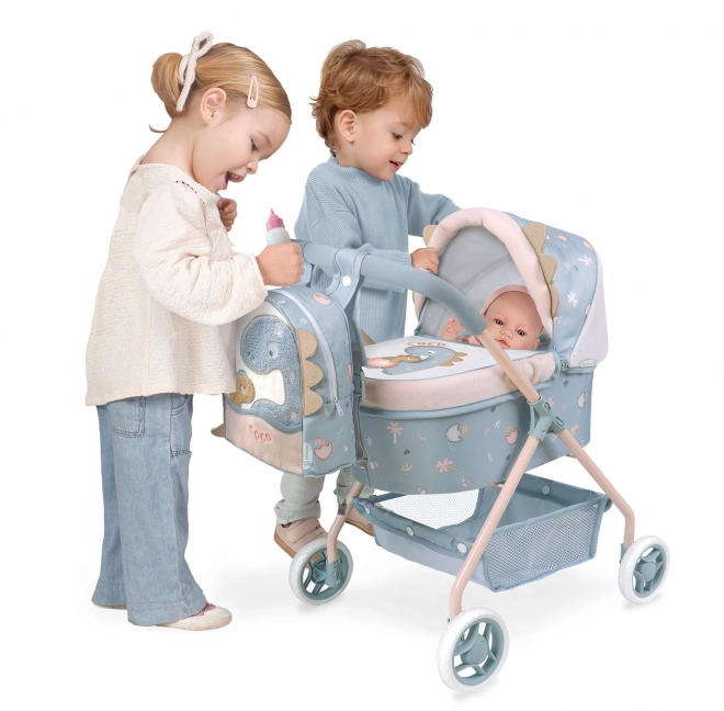 DeCuevas 86080 Mijn eerste poppenwagen met rugzak COCO 2024 - 56 cm