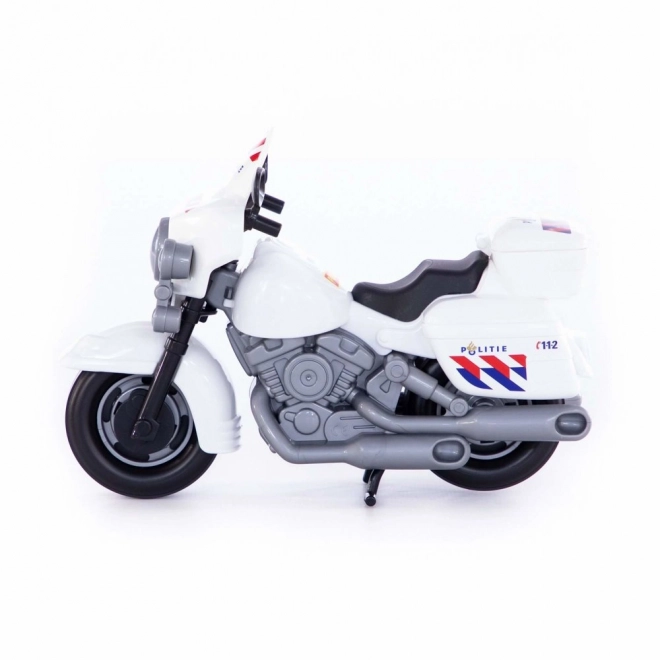 Politie motorfiets voor peuters Polesie Wit 71682