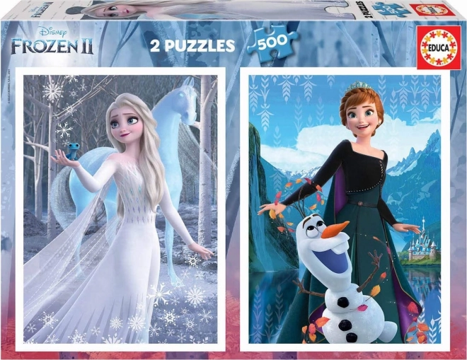 Educa Puzzel Frozen 2, 2x500 stukjes
