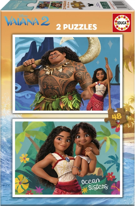EDUCA-puzzel Vaiana 2, 2x48 stukjes