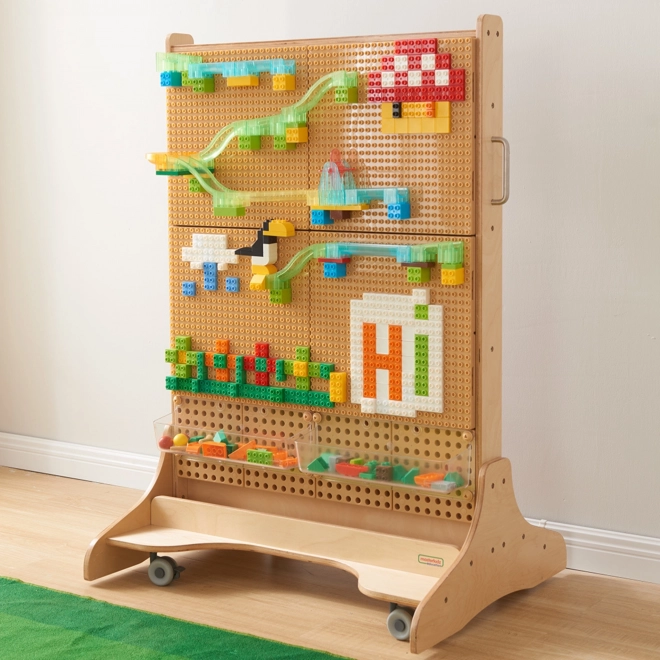 Masterkidz Houten STEM Bord Vrijstaand met Accessoires