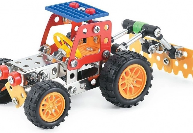 Kleine monteur trekker met accessoires