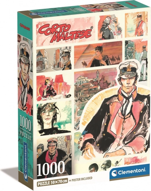 Puzzel 1000 stuks Corto Maltese: Verre reis