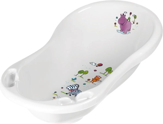 Babybadje 84 cm "Hippo", Wit