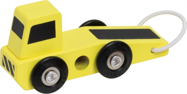 Classic World houten autootjes Politie Brandweer Takelwagen set 3 stuks