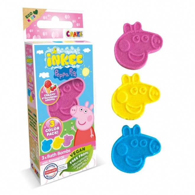 INKEE - Mini verpakking bruisende bom - Peppa pig