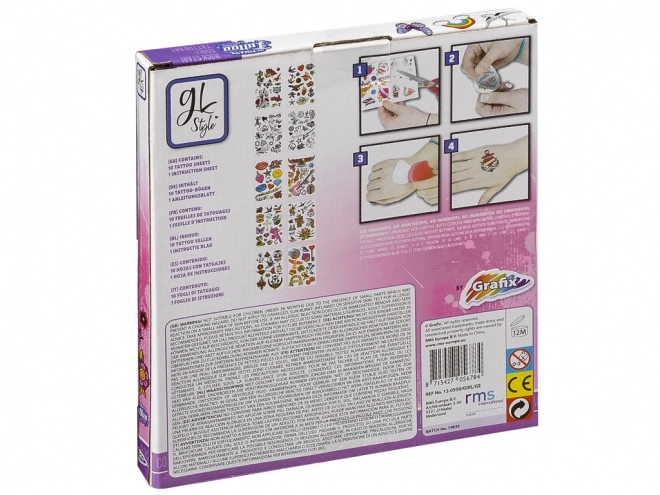 Tatoeageset voor meisjes/jongens