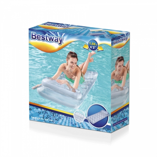 Opblaasbare tweekamerluchtbed Bestway met kussen