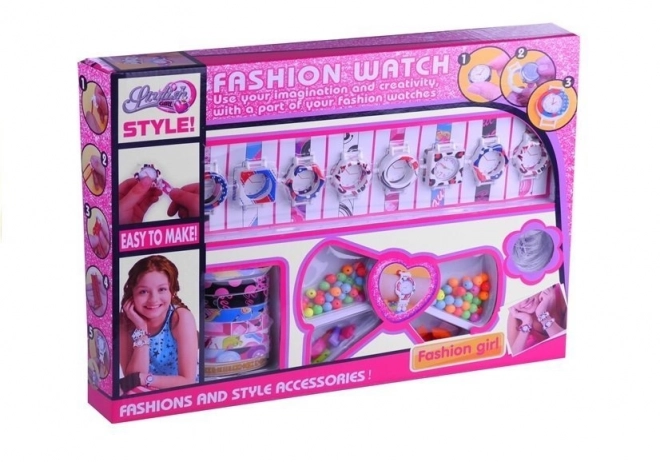 Grote creatieve set voor het maken van horloges