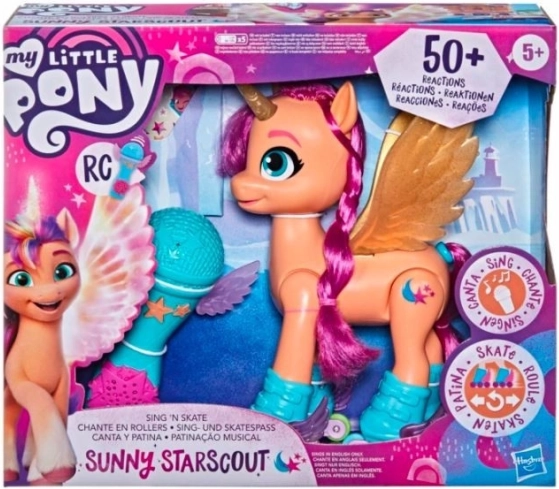 My Little Pony zingende Sunny Starscout op rolschaatsen