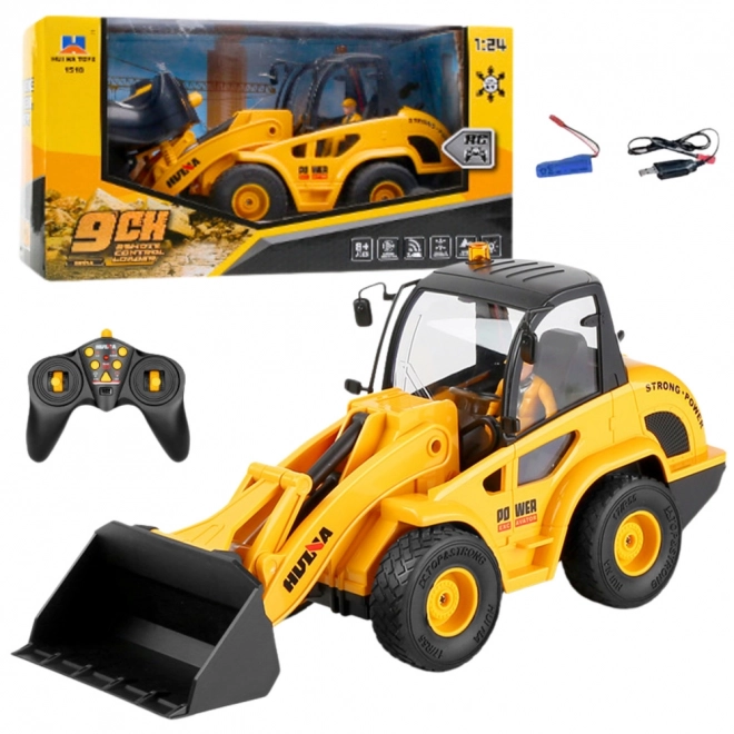 Huina bouwmachine op afstandsbediening 1:24