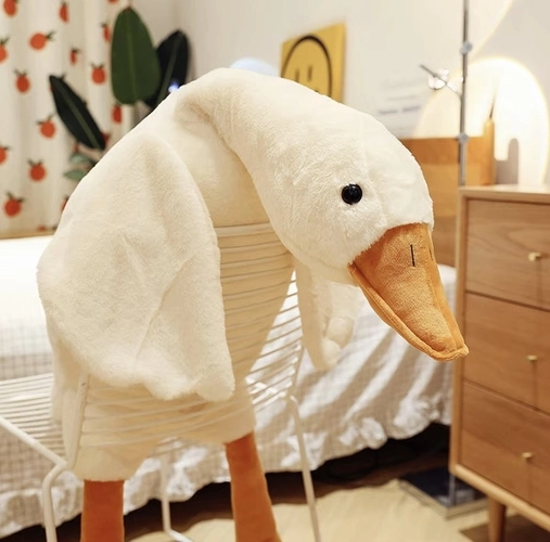 Grote pluchen gans voor kinderen 130 cm