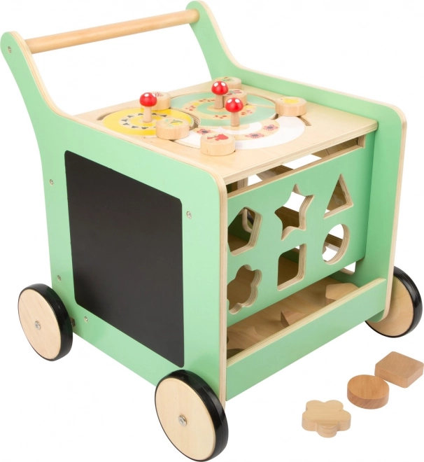 Motorisch loopstoeltje met blok Small Foot
