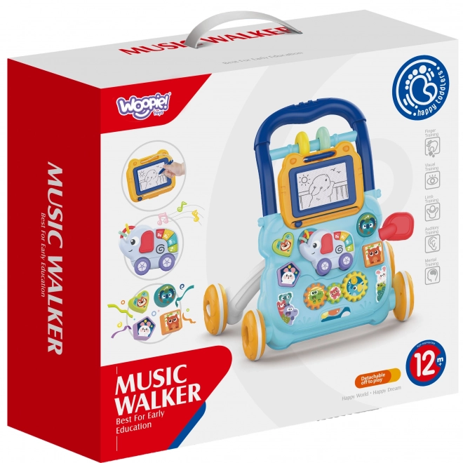 Interactieve looptrainer met muziek en tekenbord