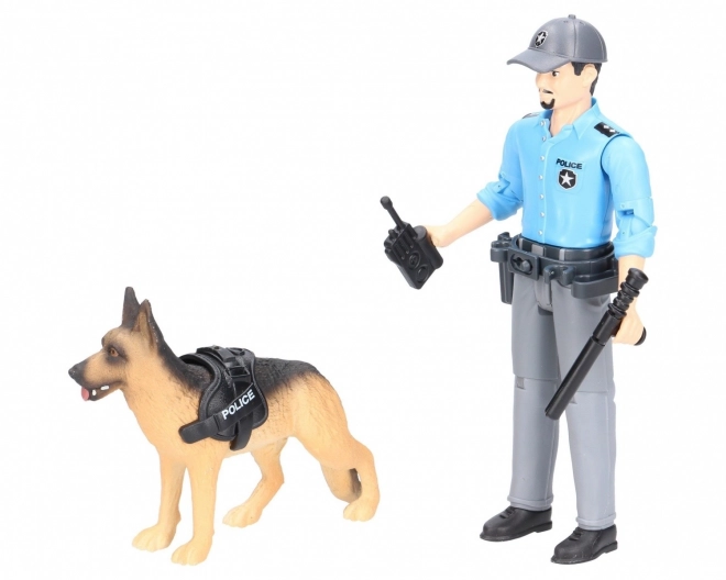 Bruder BWORLD Politieagent met Hond
