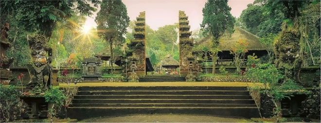 Ravensburger panoramische puzzel tempel in de jungle 1000 stukjes