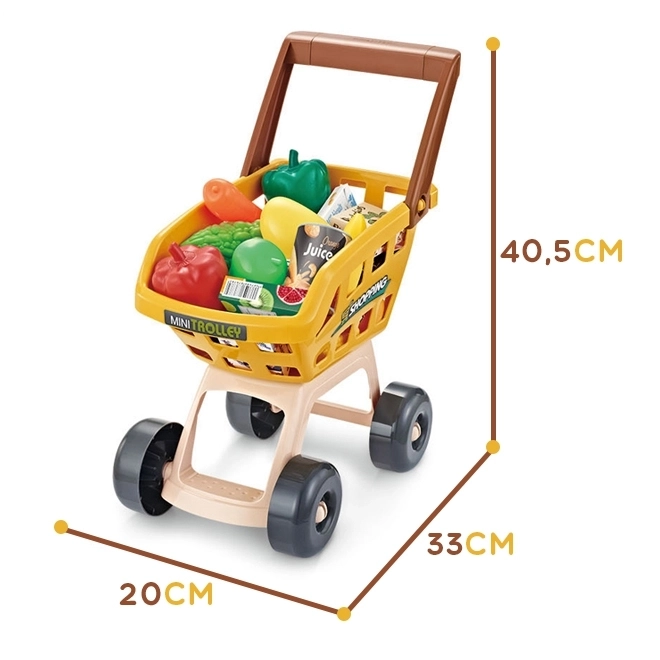 Supermarkt met kar en accessoires Woopie