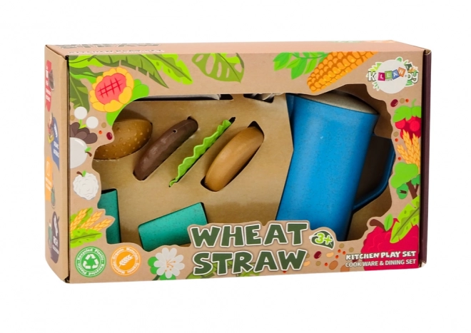 Kinder eetset met borden, mokken en kannetje