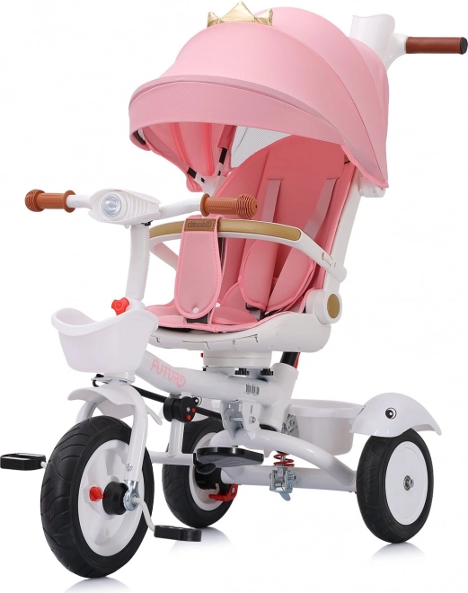 CHIPOLINO Driewieler met zonnescherm Futuro 2-in-1 Prinses